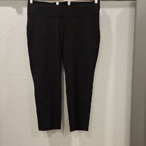 Elegant Black Cropped Pants